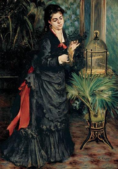 Pierre-Auguste Renoir Woman with a Parrot